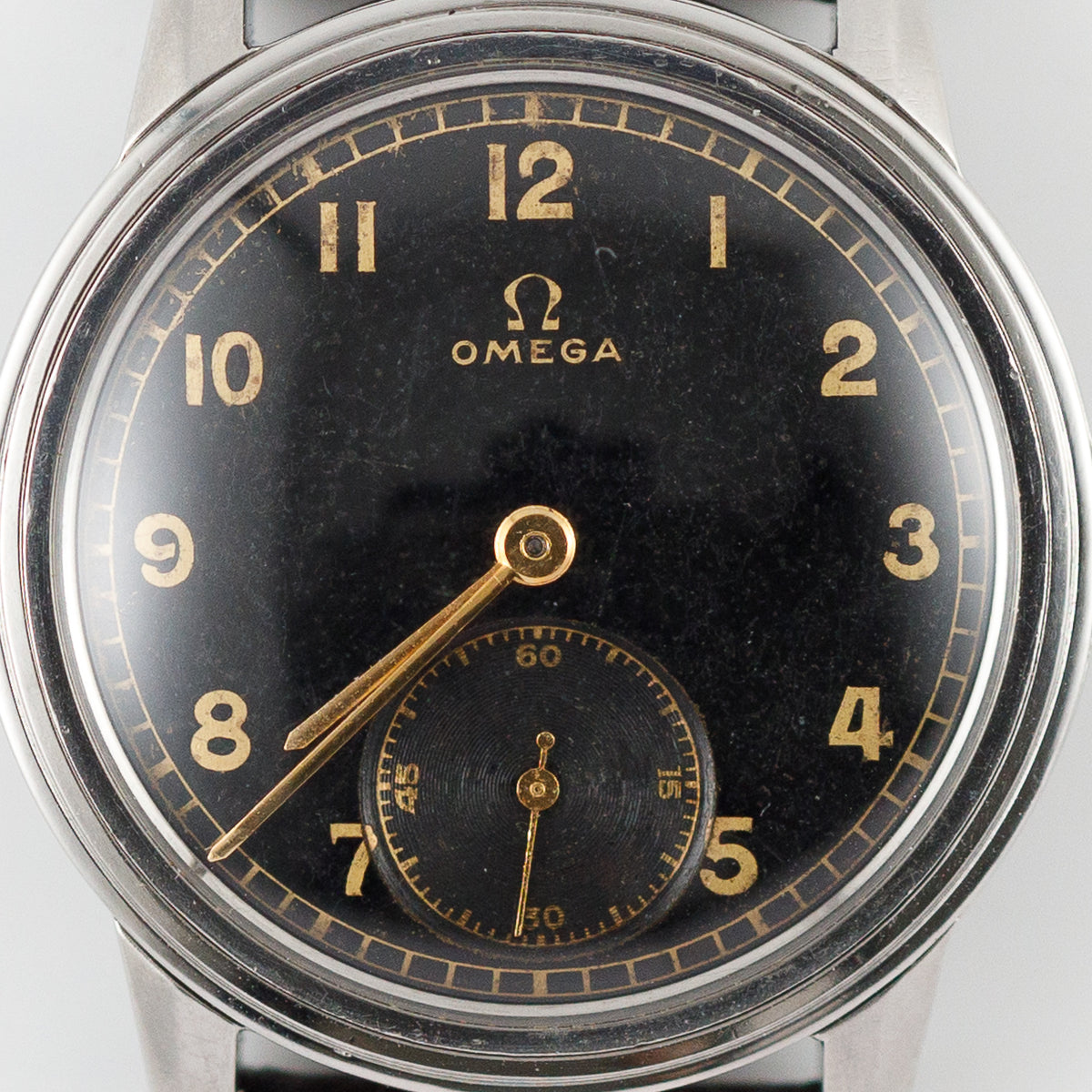 OMEGA Black Gilt Dial