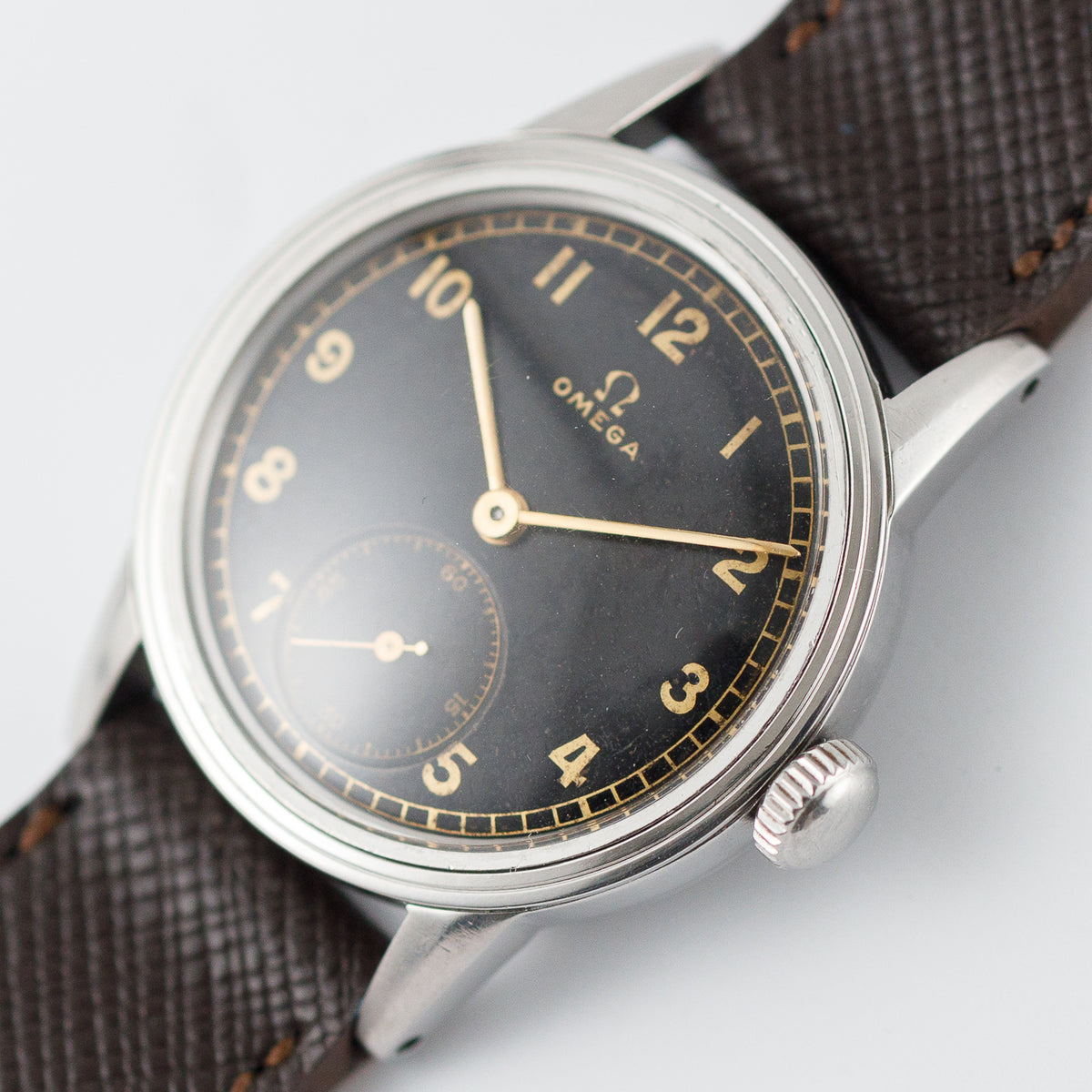 OMEGA Black Gilt Dial