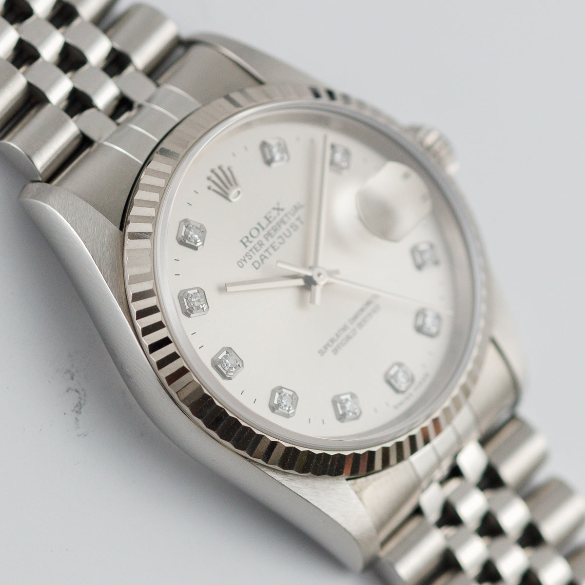 ROLEX DATEJUST Ref.16234G 10 Points Diamond