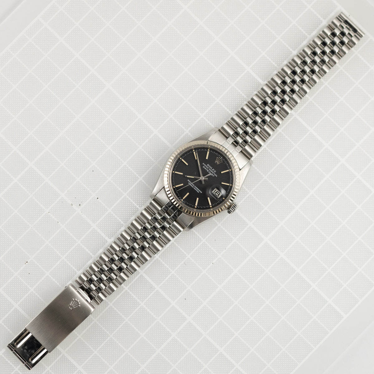ROLEX DATEJUST Ref.1601 Black Matte Dial