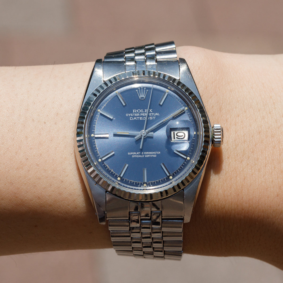 ROLEX DATEJUST Ref.1601 Blue Dial