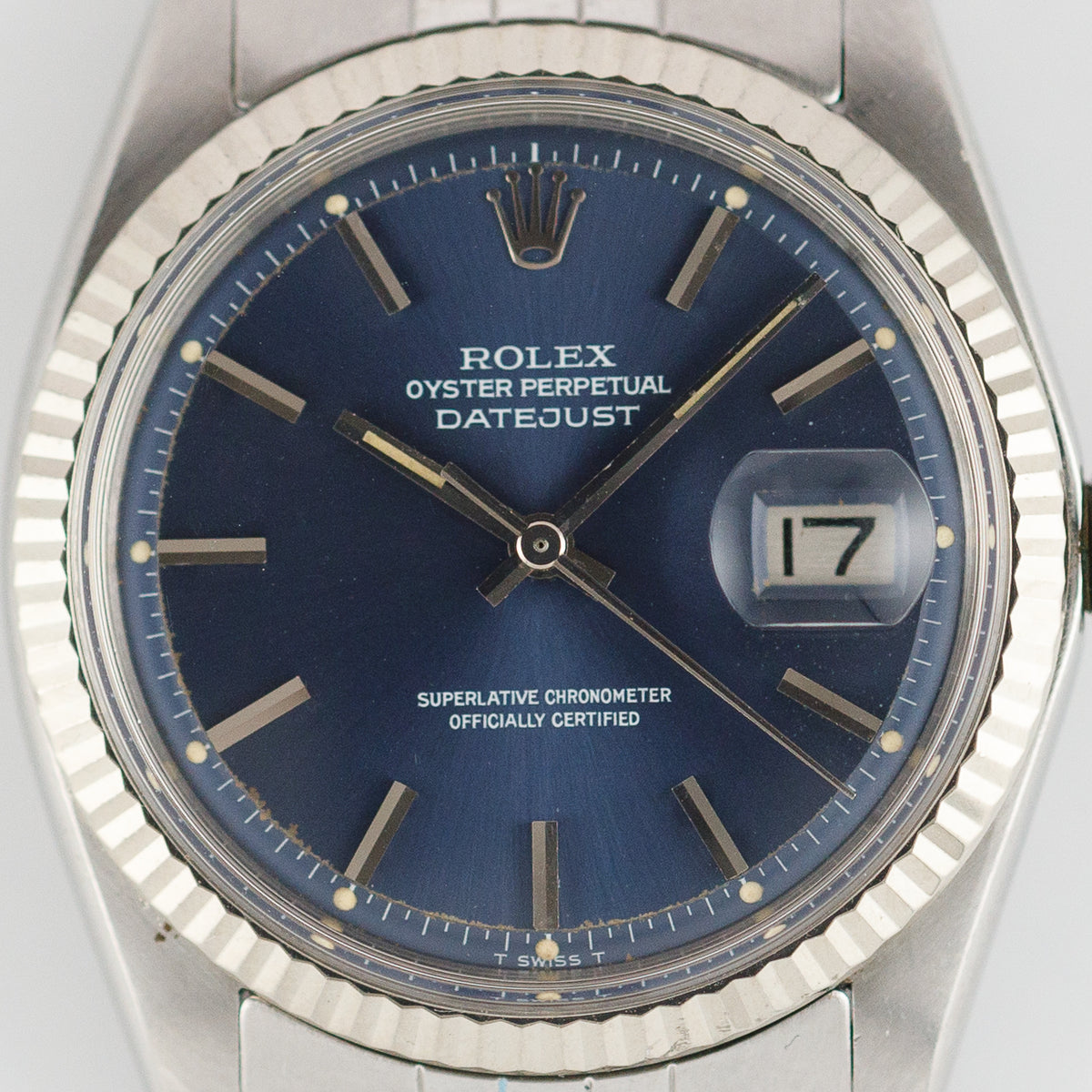 ROLEX DATEJUST Ref.1601 Blue Dial