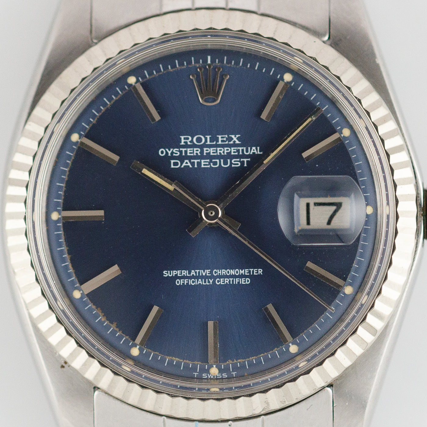 ROLEX DATEJUST Ref.1601 Blue Dial – TIMEANAGRAM