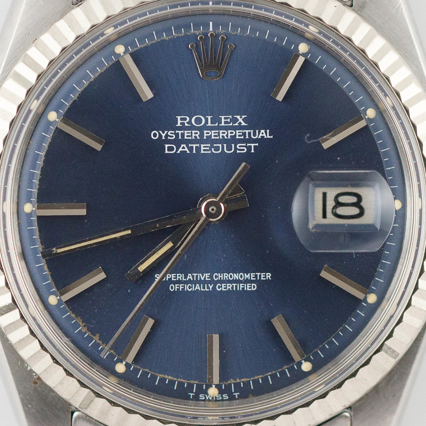 ROLEX DATEJUST Ref.1601 Blue Dial – TIMEANAGRAM