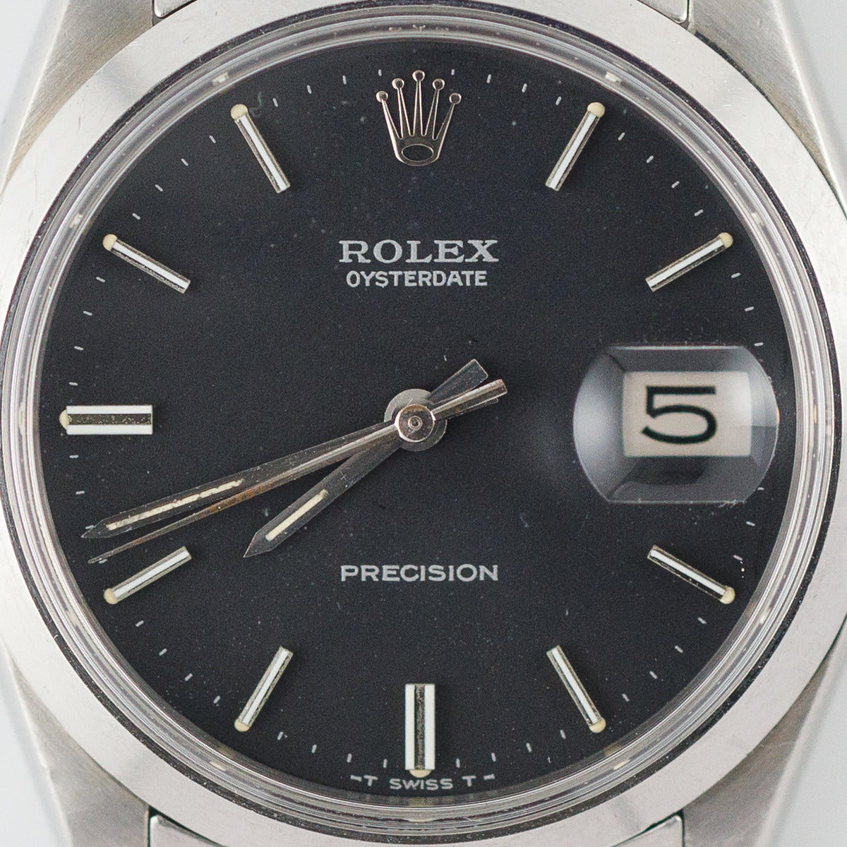 ROLEX OYSTERDATE Ref.6694 Black Matte Dial