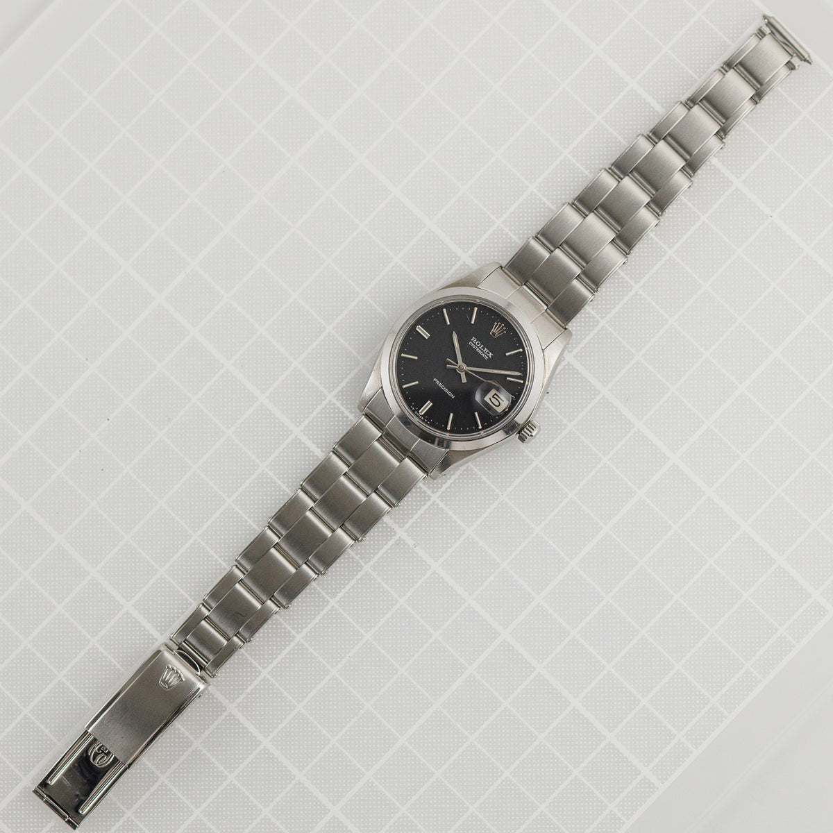 ROLEX OYSTERDATE Ref.6694 Black Matte Dial