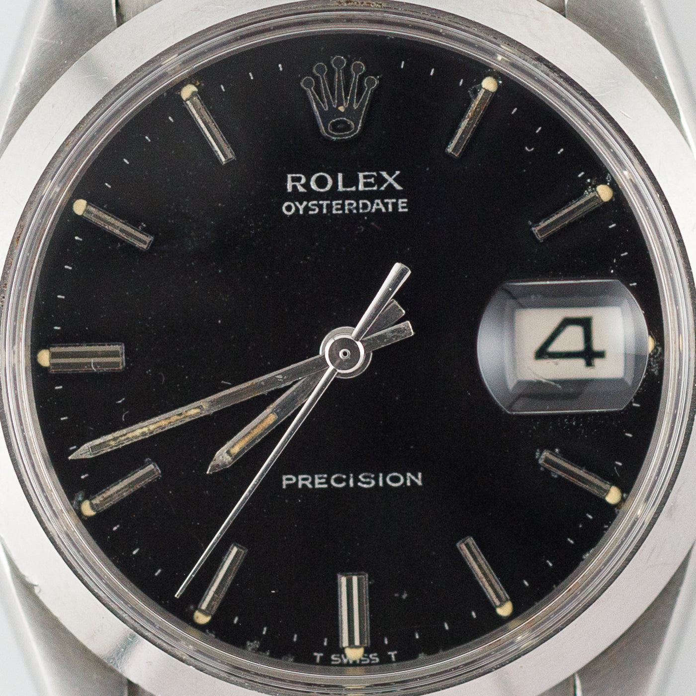 ROLEX OYSTERDATE Ref.6694 Black Mirror Dial – TIMEANAGRAM