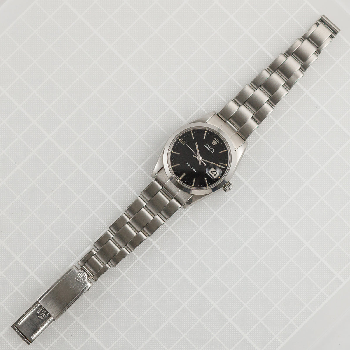 ROLEX OYSTERDATE Ref.6694 Black Mirror Dial
