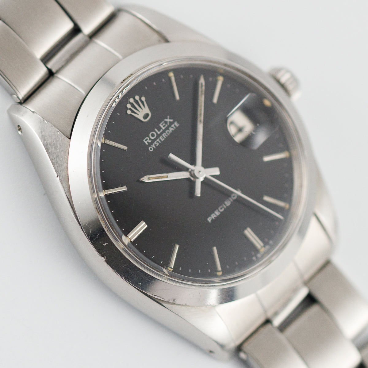 ROLEX OYSTERDATE Ref.6694 Black Mirror Dial