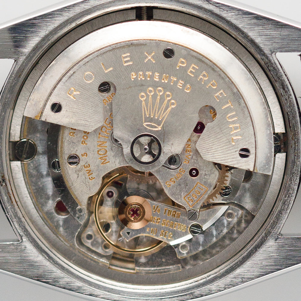 ROLEX DATEJUST Ref.6605 Black Gilt Dial
