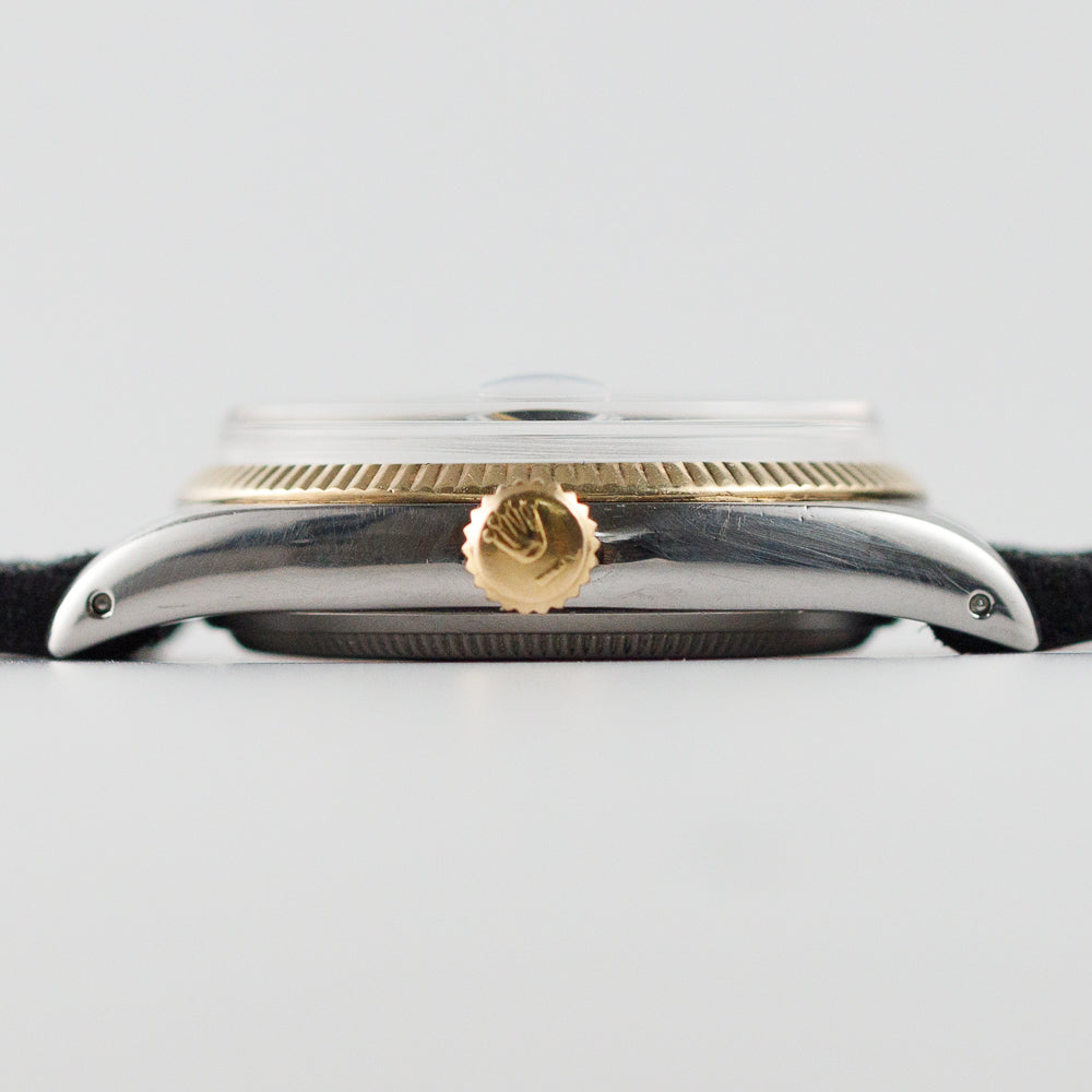 ROLEX DATEJUST Ref.6605 Black Gilt Dial – TIMEANAGRAM