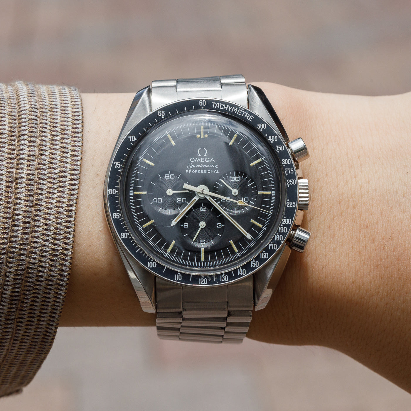 専用スピードマスター Speedmaster OH済み 145.022 OMEGA Speedmaster Ref.145.022 Step Dial Extract from the Archives
