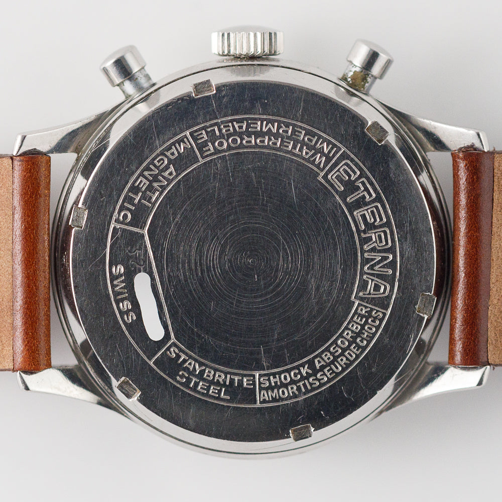 ETERNA Valjoux 71 Round Pusher Screw Back