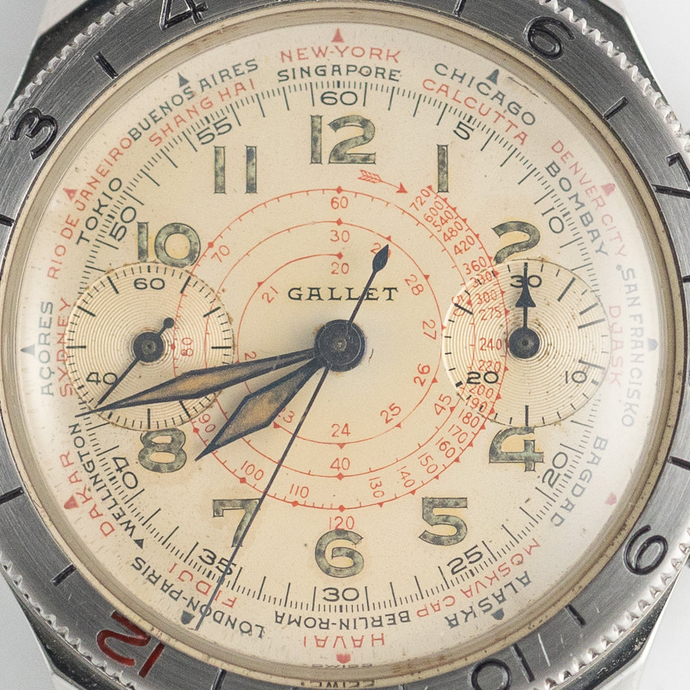 GALLET Flight Officer World Time Clamshell – TIMEANAGRAM