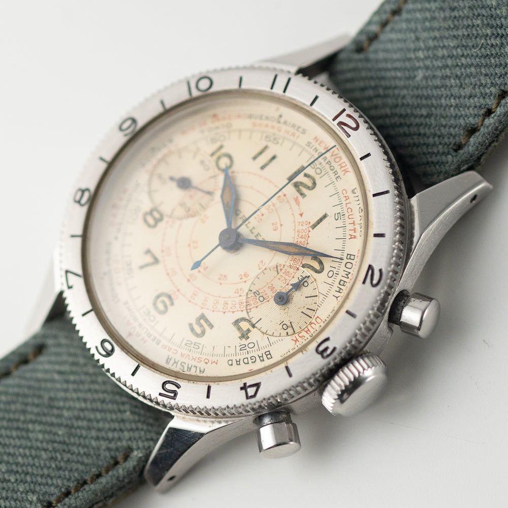 GALLET Flight Officer World Time Clamshell