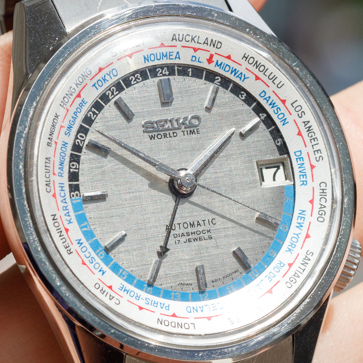 SEIKO WORLD TIME Ref.6217-7010 NOS
