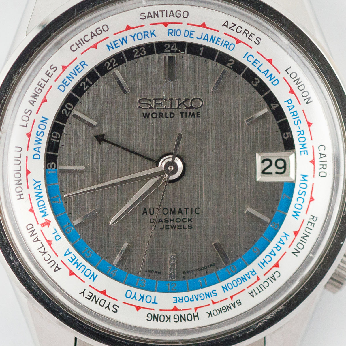 SEIKO WORLD TIME Ref.6217-7010 NOS