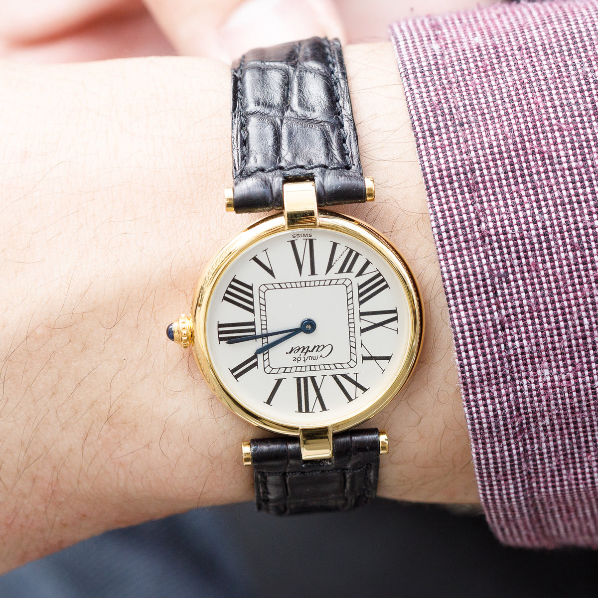 CARTIER LM Must de Vendome Ref.590003 OPARAN DIAL