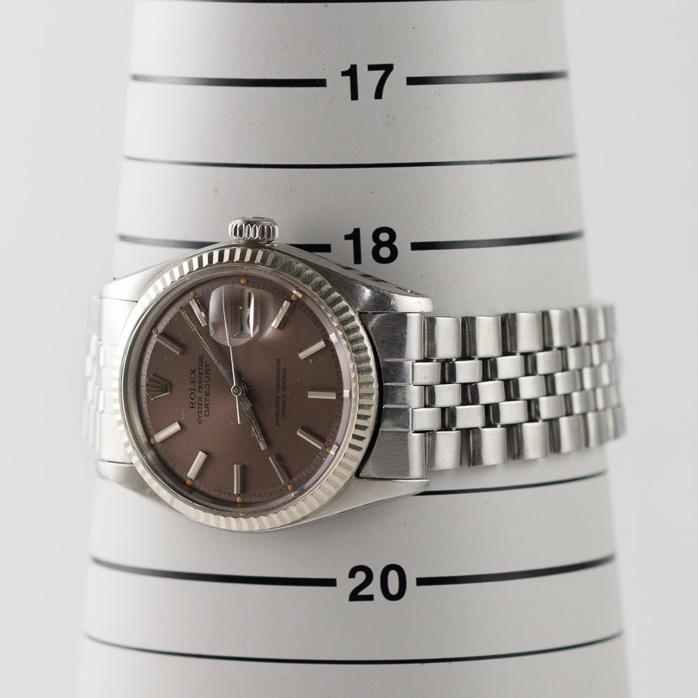 ROLEX DATEJUST Ref.1601 Purple Gray Dial