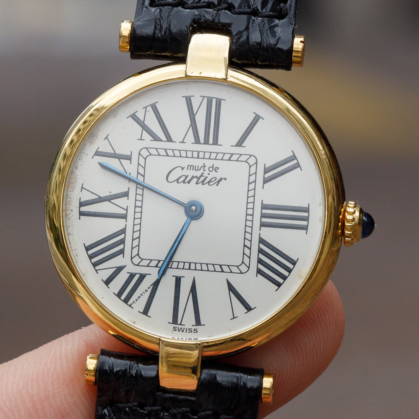 CARTIER LM Must de Vendome Ref.590003 OPARAN DIAL – TIMEANAGRAM