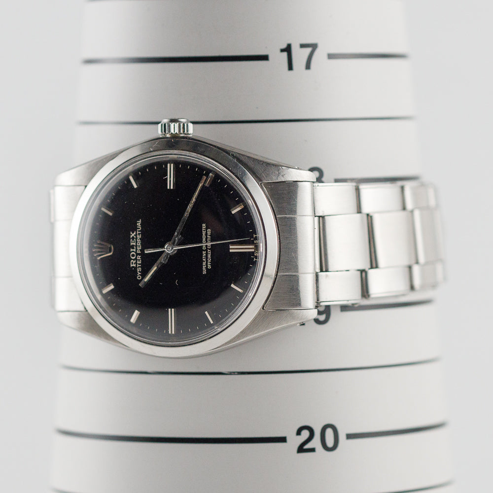 ROLEX BIG OYSTER PERPETUAL Ref.1018 Black Gilt Dial