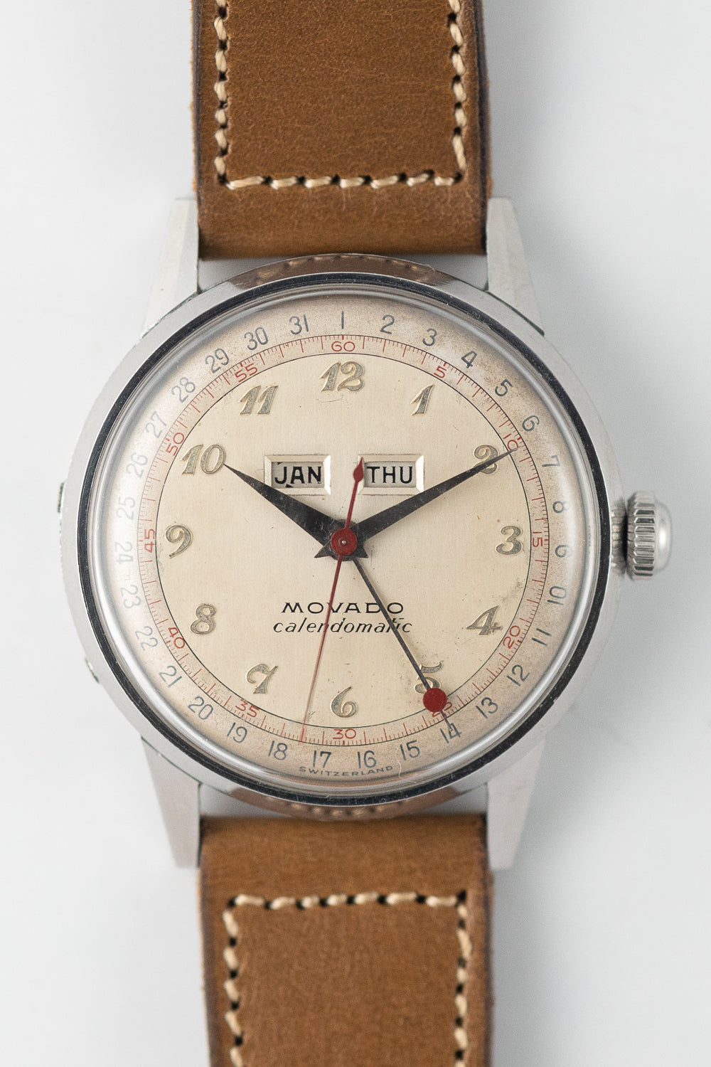 MOVADO Calemdomatic Ref.16201  Applied Index