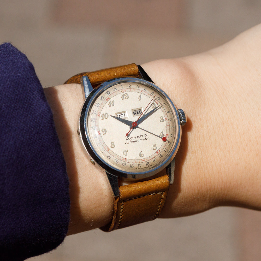 MOVADO Calemdomatic Ref.16201  Applied Index