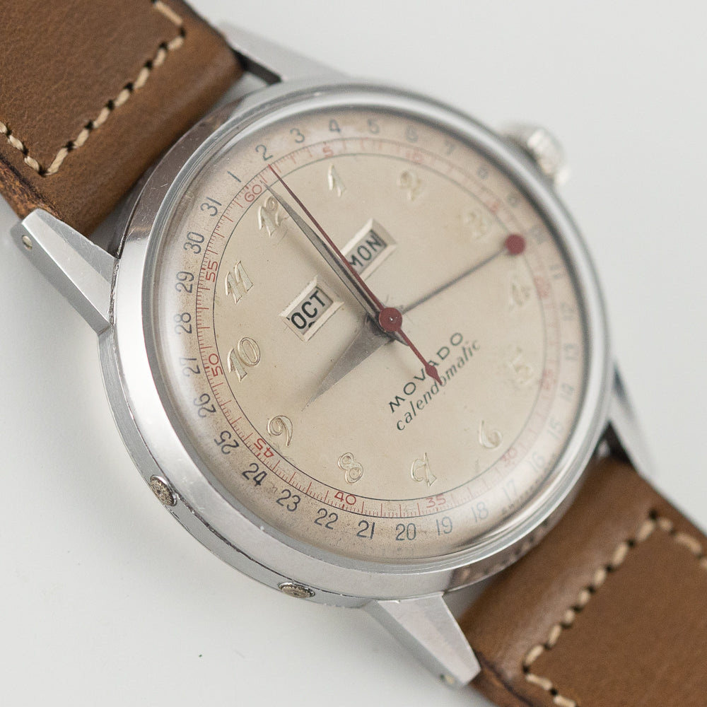 MOVADO Calemdomatic Ref.16201  Applied Index