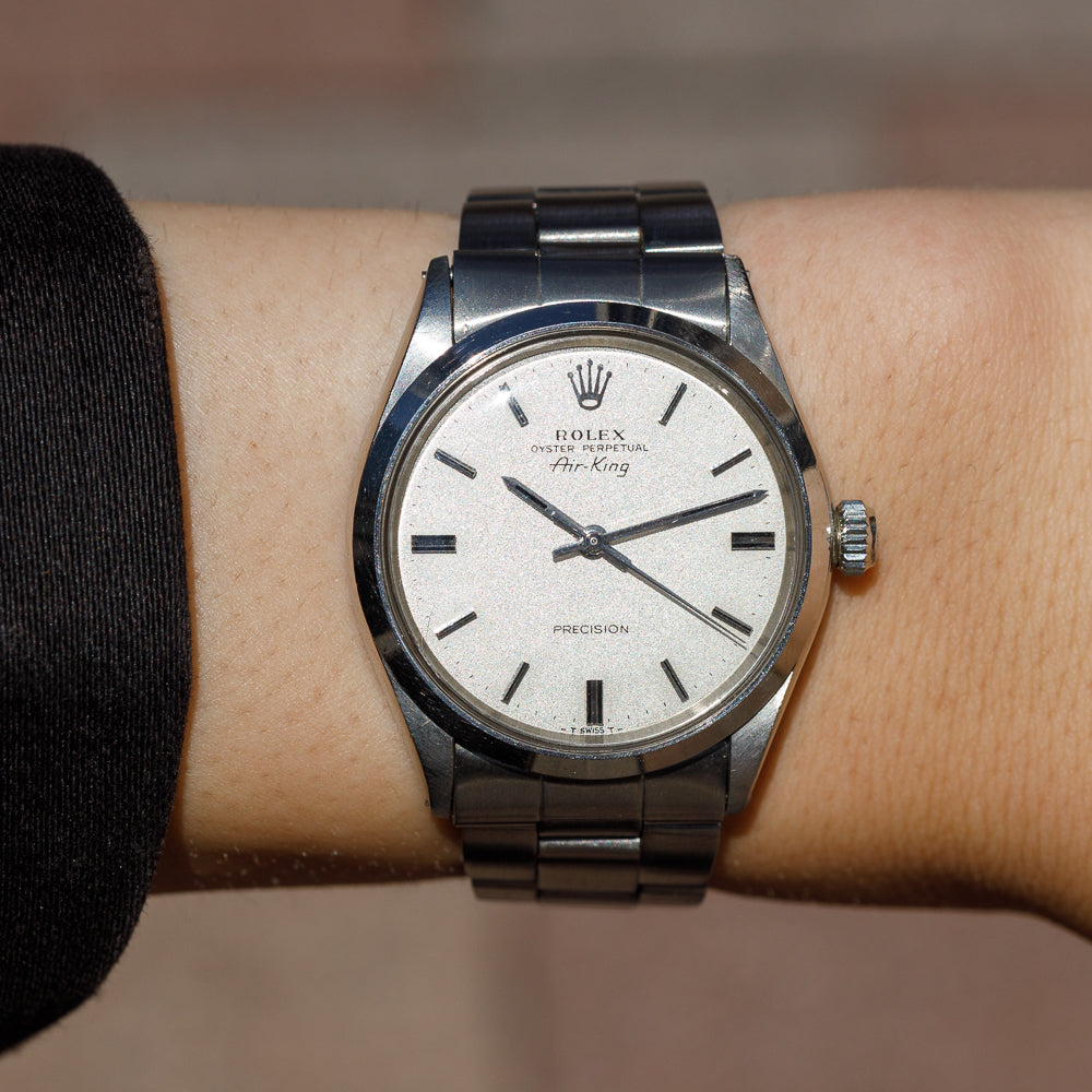 ROLEX Air-king Ref.5500 Gray Dial – TIMEANAGRAM