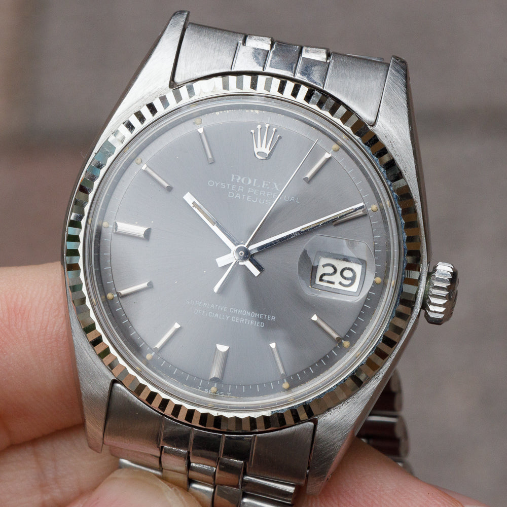 ROLEX DATEJUST REF.1601 GRAY Dial – TIMEANAGRAM
