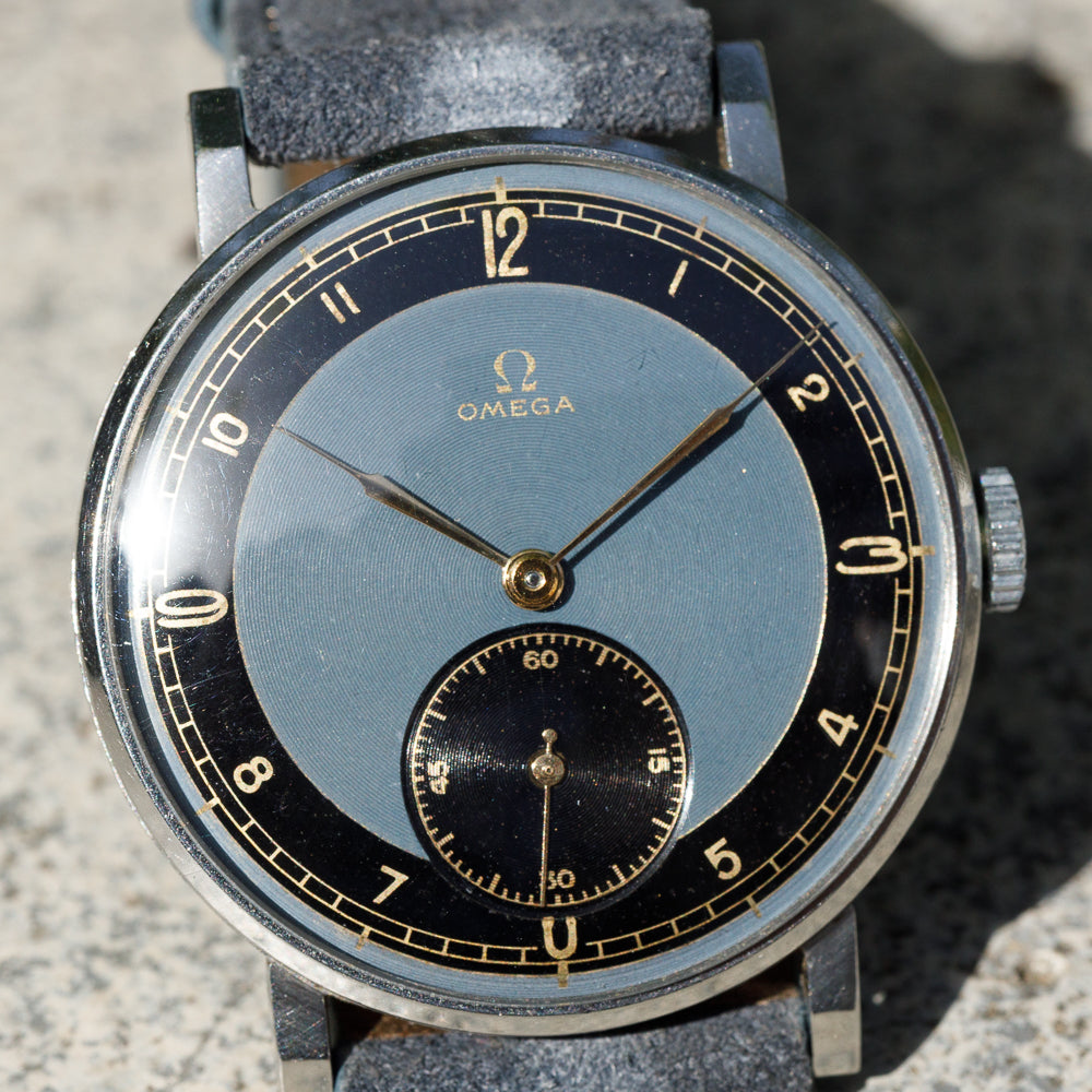 OMEGA Ref.CK2186 Oversize 38mm  two-tone azuré dial Cal.30T2