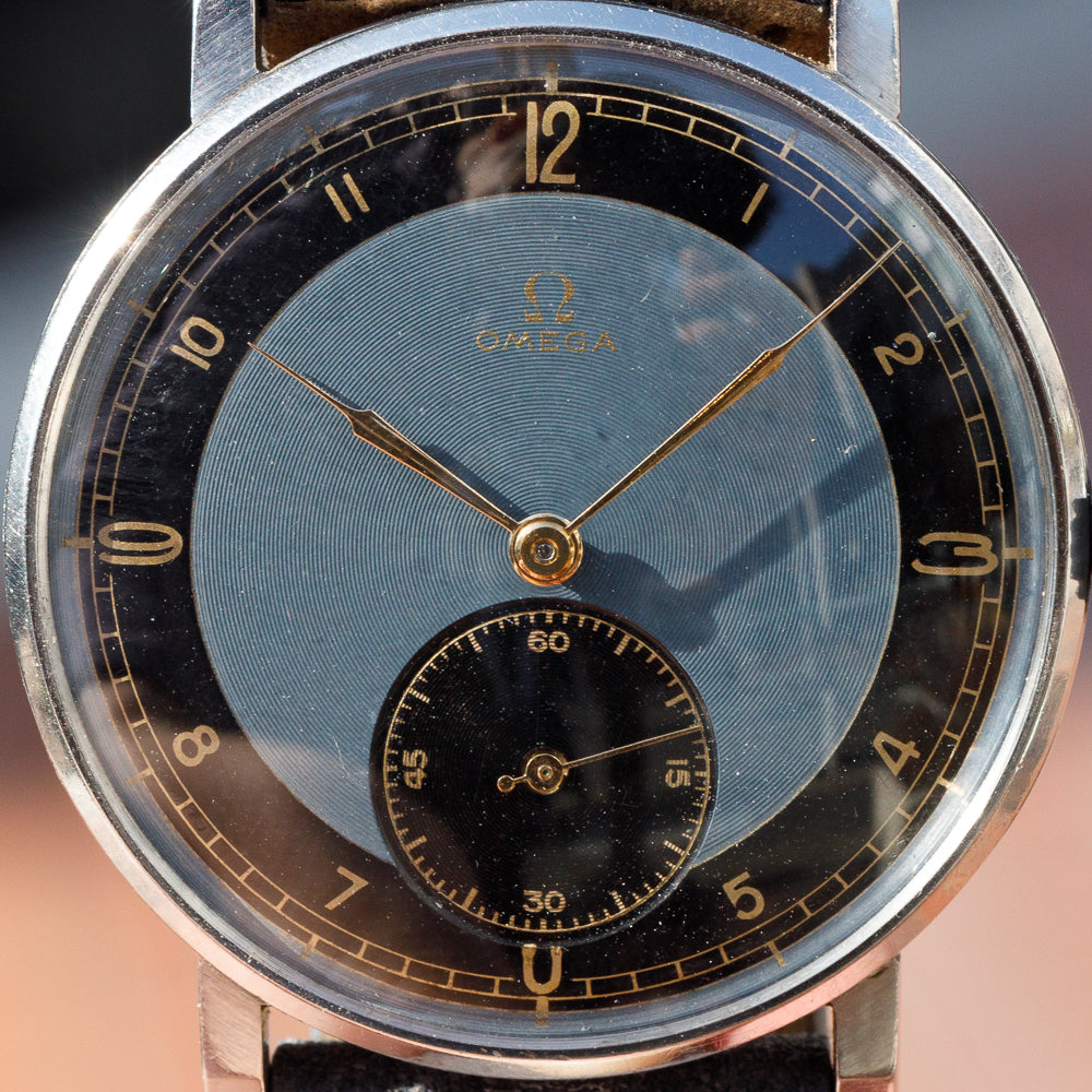 OMEGA Ref.CK2186 Oversize 38mm  two-tone azuré dial Cal.30T2