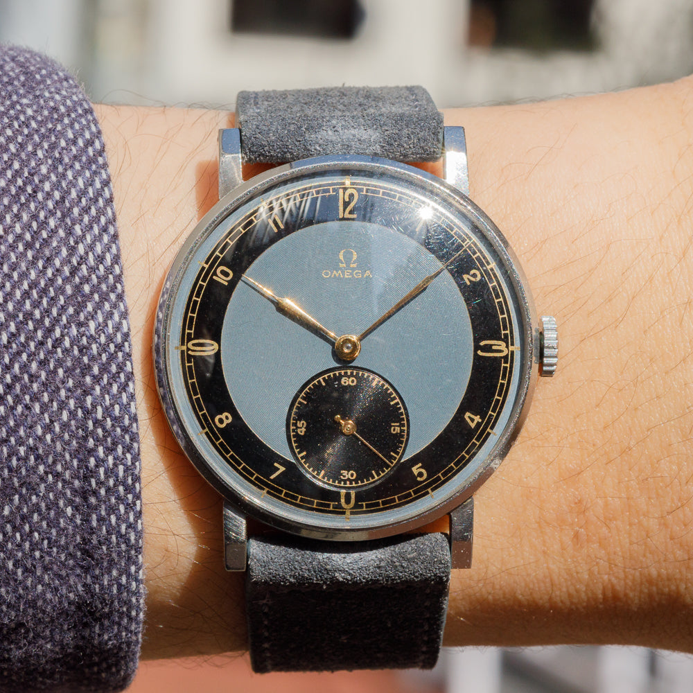OMEGA Ref.CK2186 Oversize 38mm  two-tone azuré dial Cal.30T2