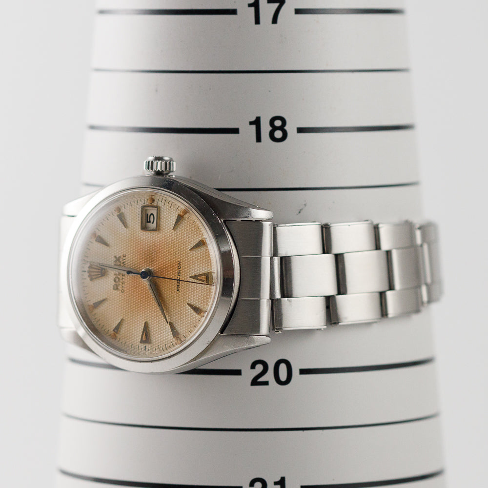 ROLEX OYSTERDATE Ref.6294 Guilloche Dial – TIMEANAGRAM