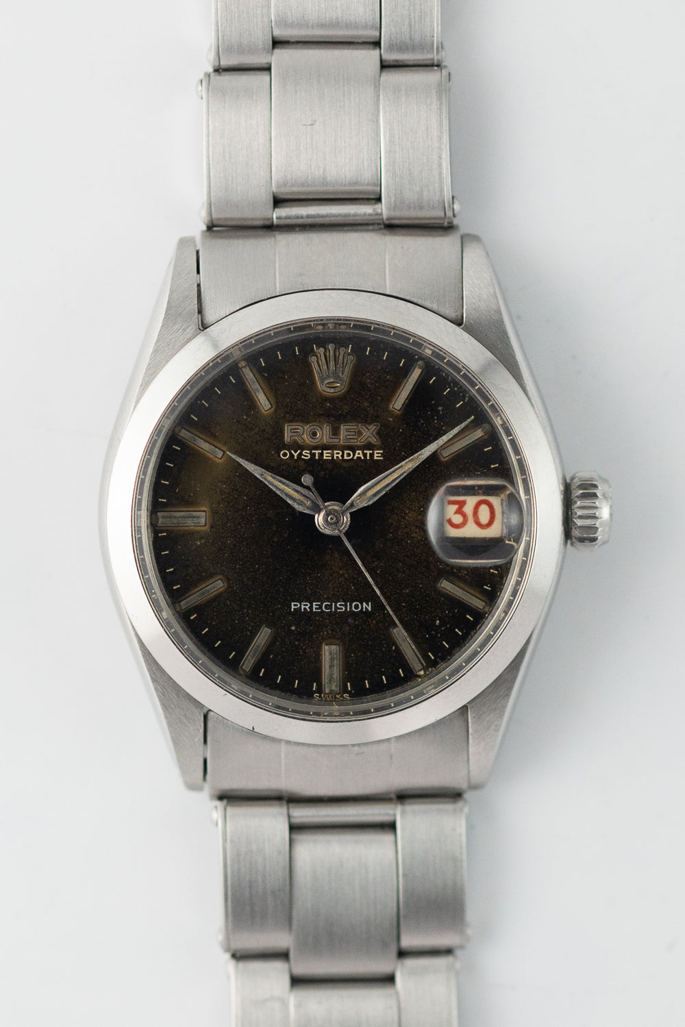 ROLEX OYSTERDATE Ref.6466 Black Gilt Dial