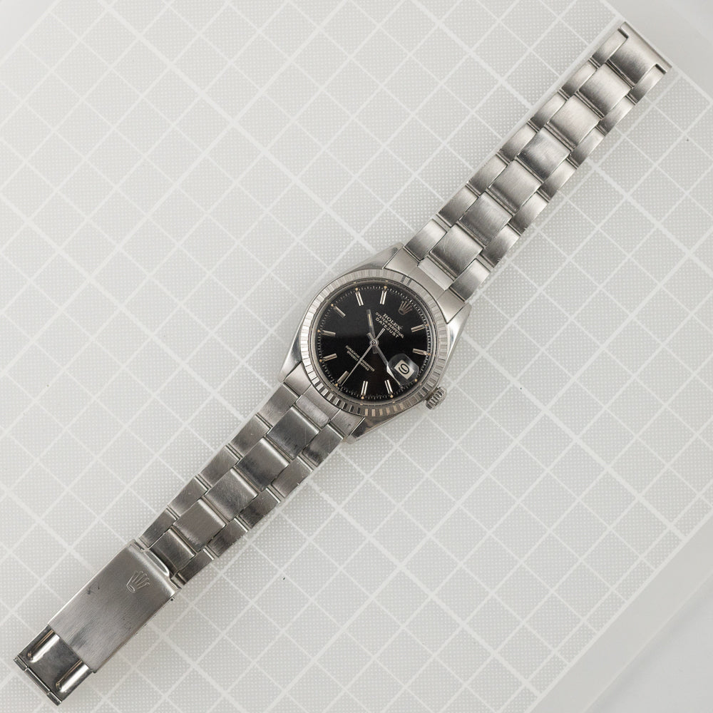 ROLEX DATEJUST Ref.1603 Black Gilt Dial