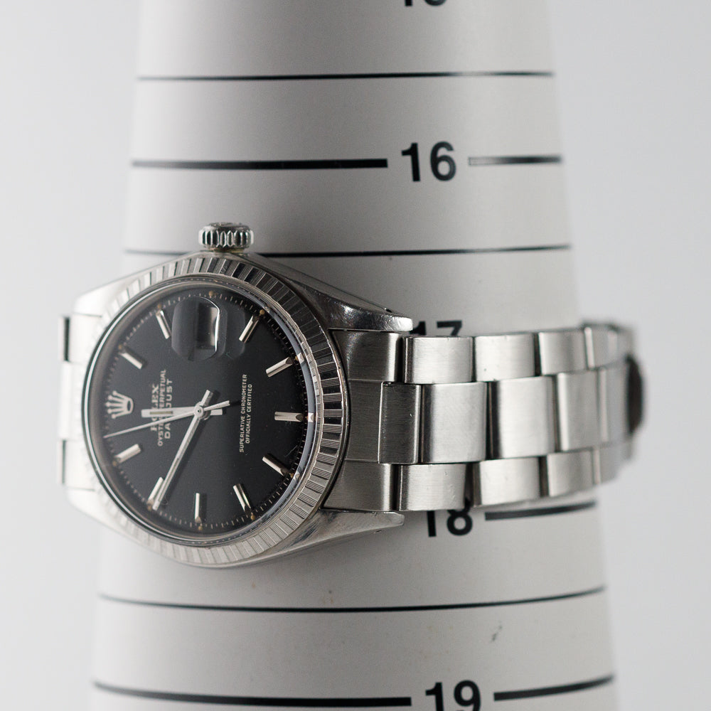 ROLEX DATEJUST Ref.1603 Black Gilt Dial