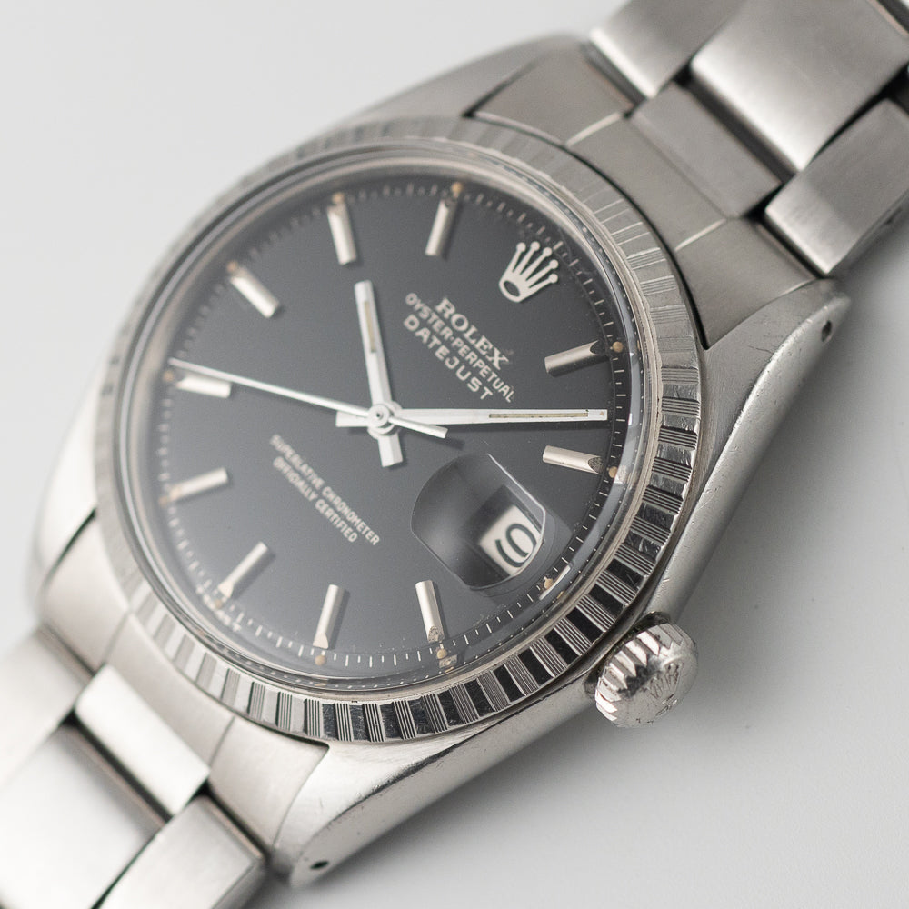 ROLEX DATEJUST Ref.1603 Black Gilt Dial