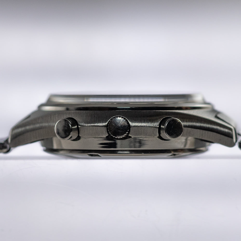 や*ん様 SEIKO 腕時計 ステンレス SEIKO Chronograph Ref.7018-8000 Flyback One Eyed Panda