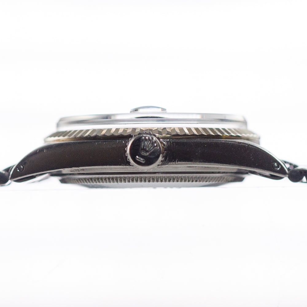ROLEX DATEJUST Ref.1601 Black Gilt Patina Dial