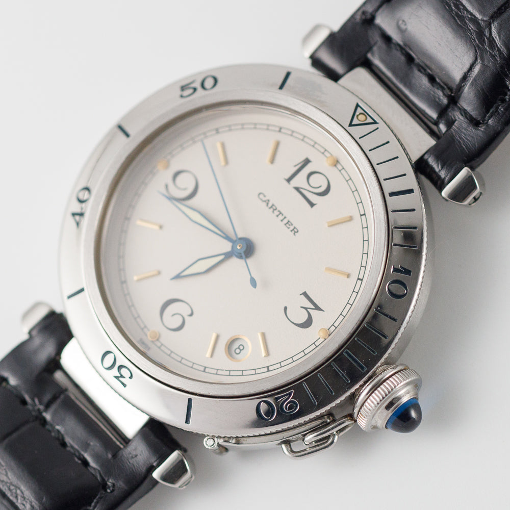 CARTIER LM PASHA TIMER Ref.R4020