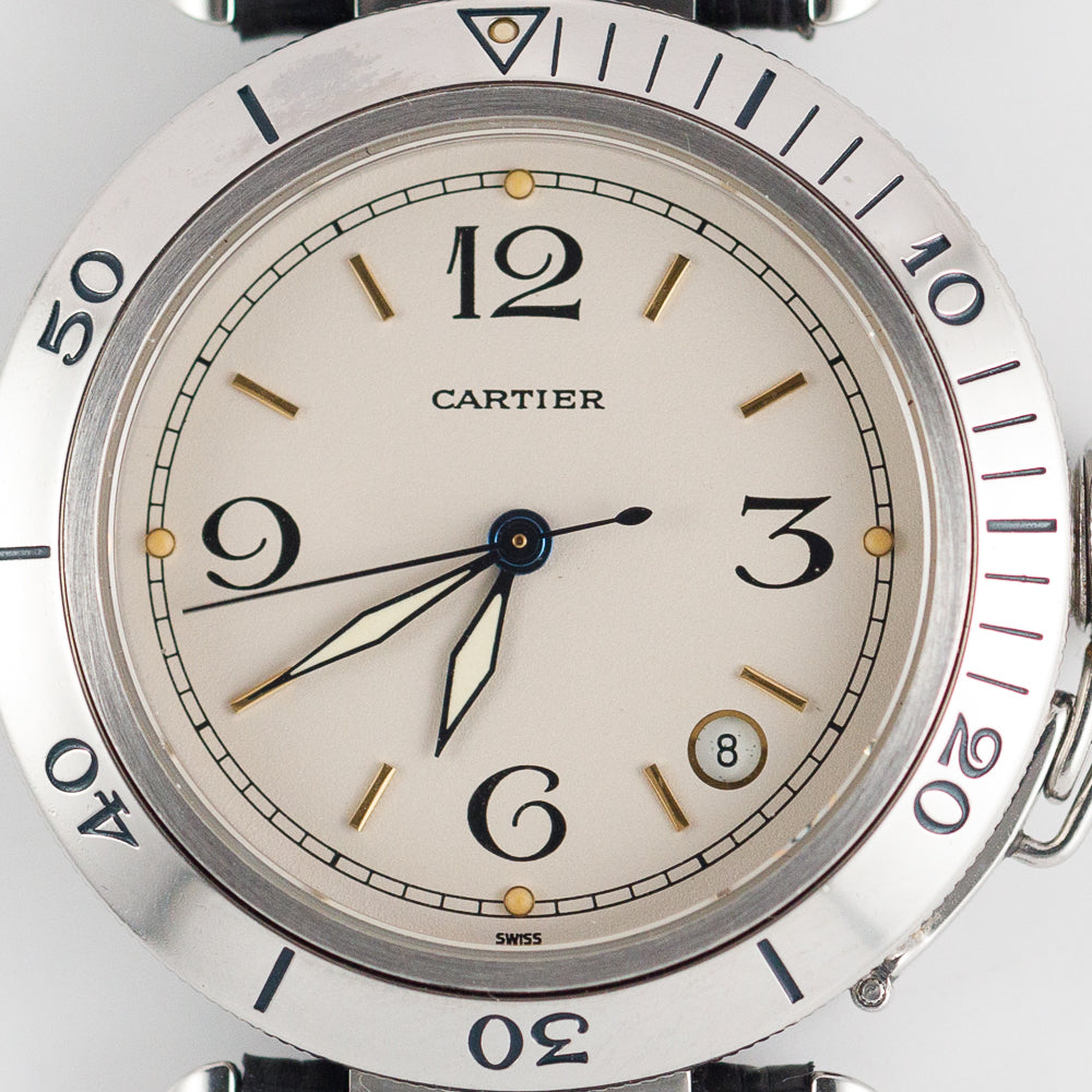 CARTIER LM PASHA TIMER Ref.R4020
