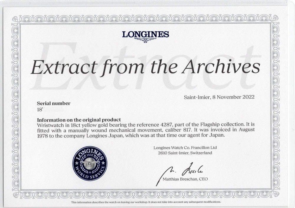 LONGINES Ref.4287