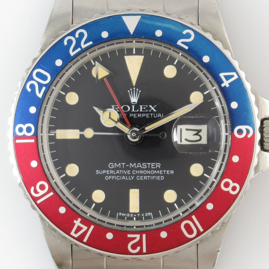 ROLEX GMT-MASTER Ref.1675 MATTE MARK 5 dial – TIMEANAGRAM