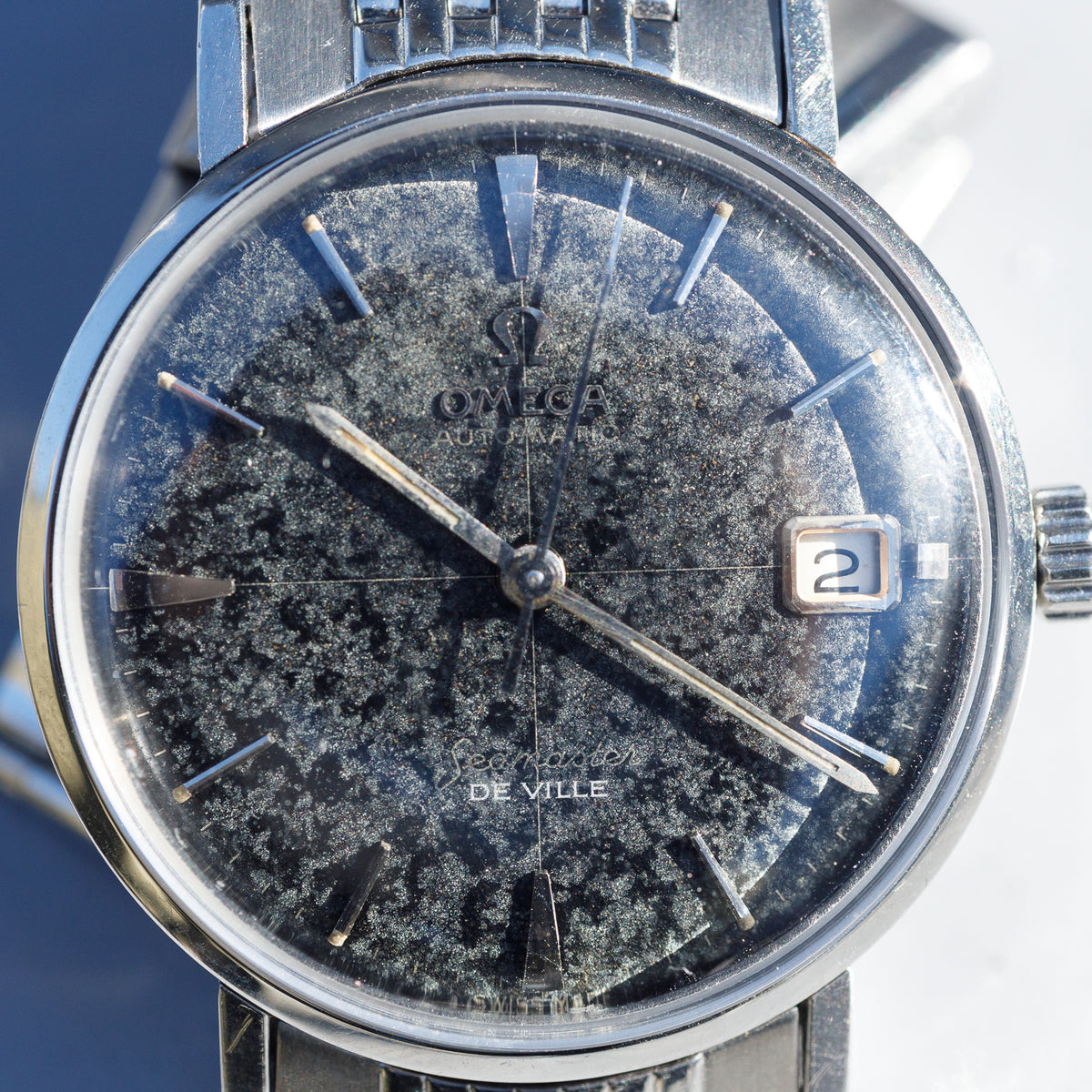 OMEGA Seamaster DE VILLE Ref.14770 Black Gilt Dial