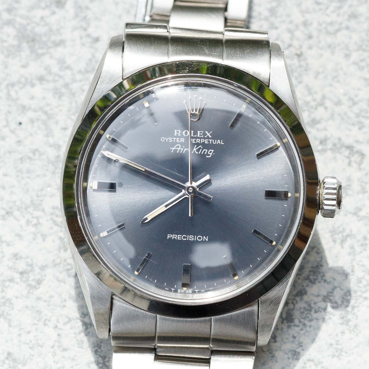 ROLEX Air-King Ref.5500 Blue Gray Color Dial