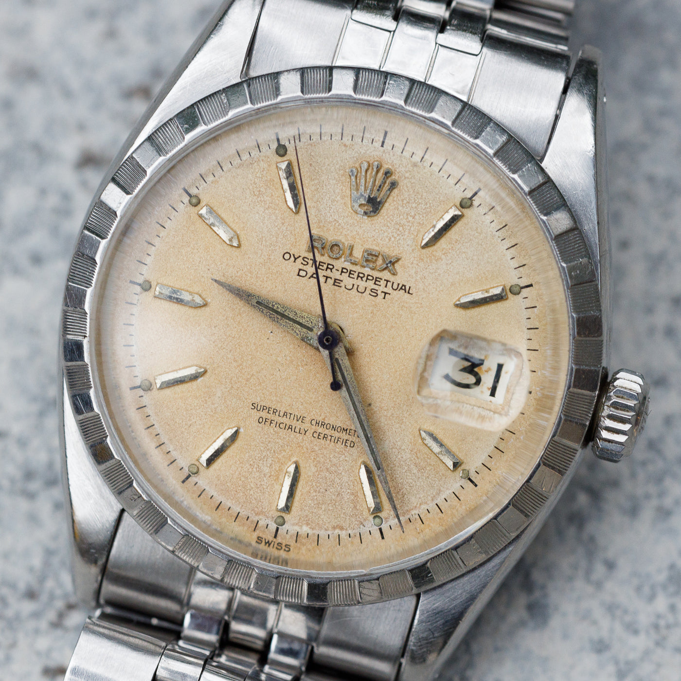 ROLEX DATEJUST Ref.6605 Roulette Date – TIMEANAGRAM