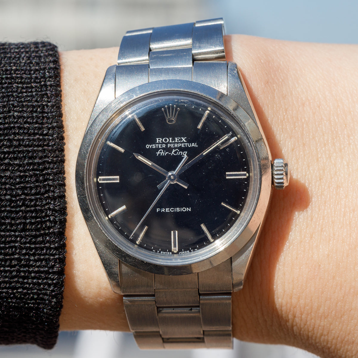 ROLEX Air-King Ref.5500 Black Mirror Dial