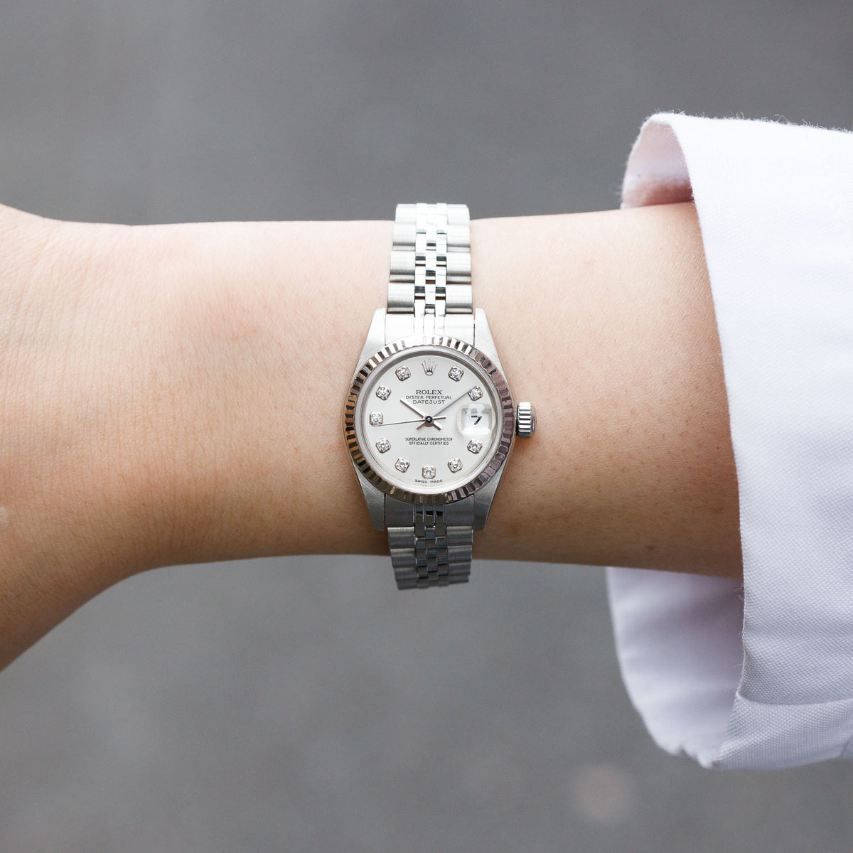 ROLEX DATEJUST Ref.79174 10 Points Diamond