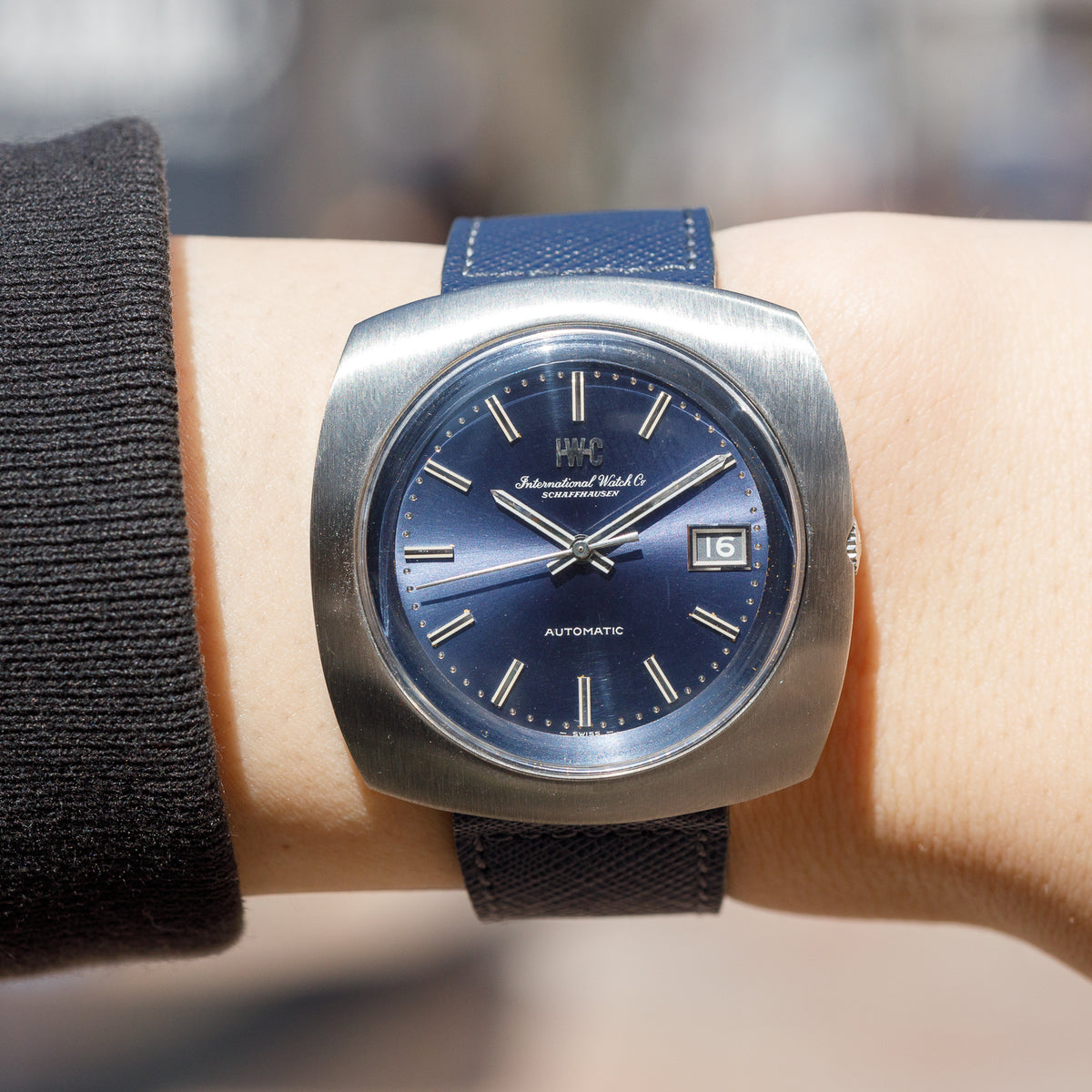 IWC Ref.R852A Cushion Case Bule Dial